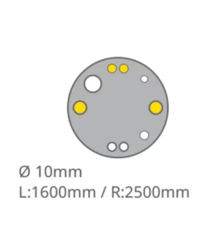 Mangueira de micromotor Kavo K192/201 sem ligação à unidade